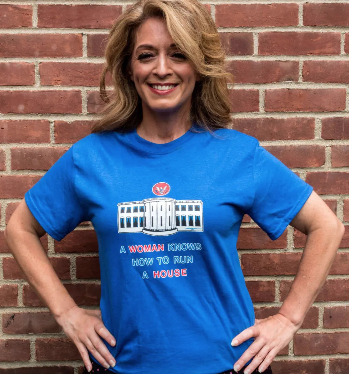 "A Woman Knows How To Run This House" Short Sleeve T-Shirt